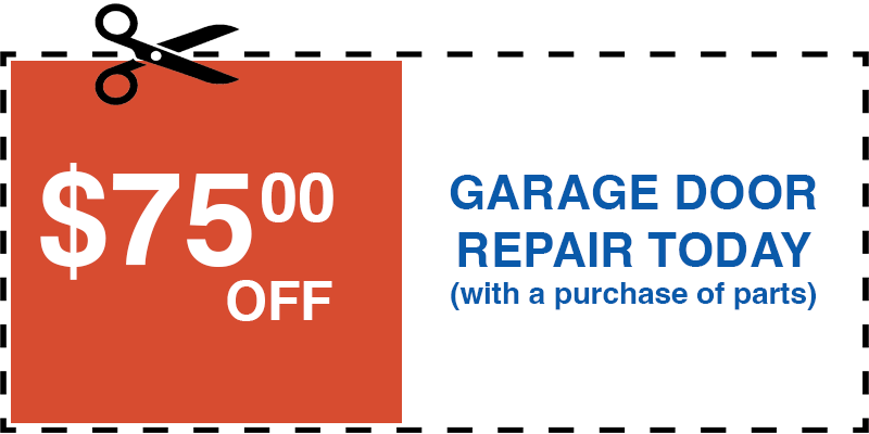 75 off garage door repair