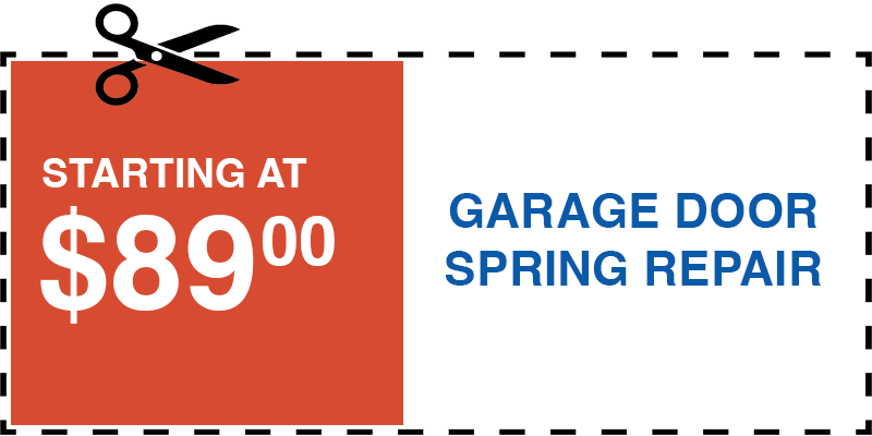 89 garage door SPRING repair